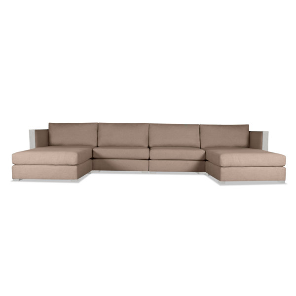 Steffi Double Chaise Sectional By Orren Ellis No Copoun