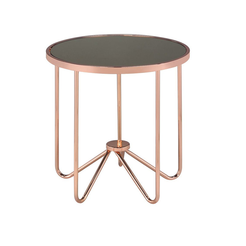 Orren Ellis Talamantez Contemporary Round Living Room End Table