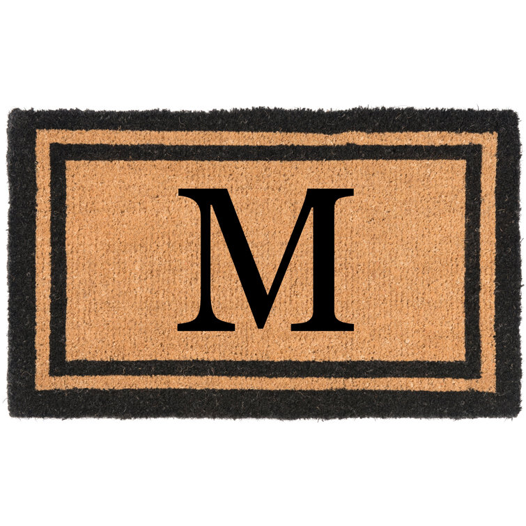 Babbie Your Own Monogrammed Welcome 36 in. x 22 in. Outdoor Door Mat