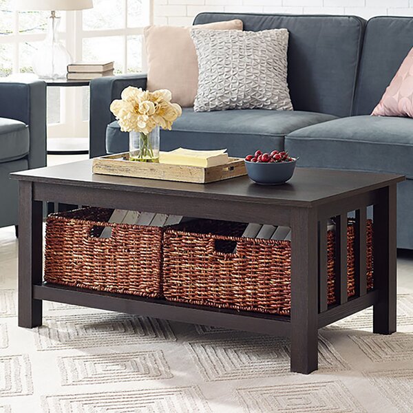 Denning Storage Coffee Table by Andover Mills