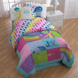 Inside Out Rainbow Patchwork Sheet Set