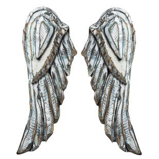 Wooden Angel Wings Wall Decor Wayfair 2 Piece Angel Wings Wall Décor Set