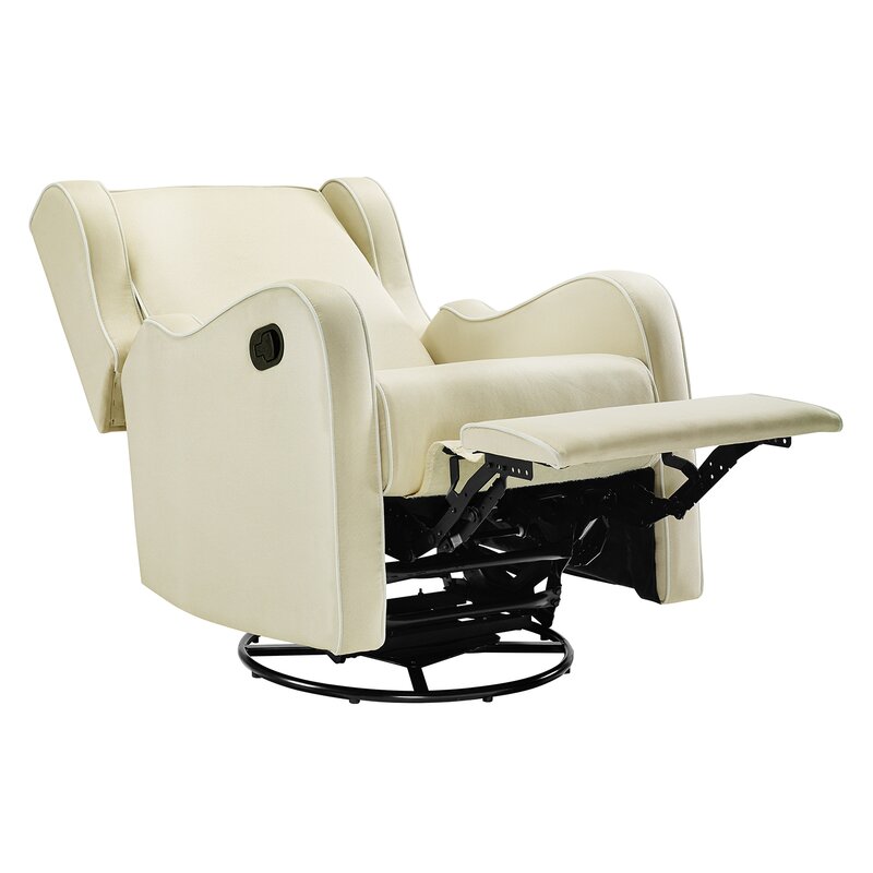 rowe upholstered manual reclining glider recliner