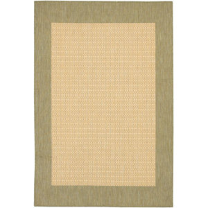 Celia Checkered Field Natural Indoor/Outdoor Area Rug