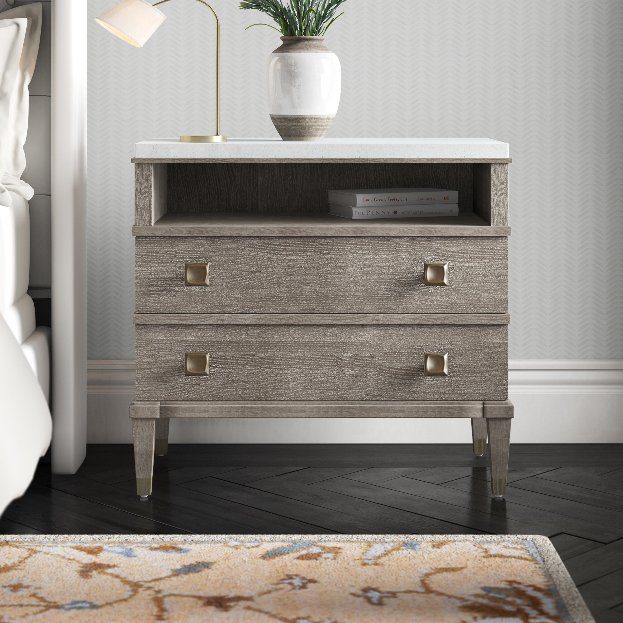 Casandria 2 Drawer Nightstand Reviews Joss Main