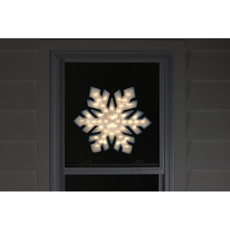 The Holiday Aisle 20 Snowflake Christmas Window Silhouette