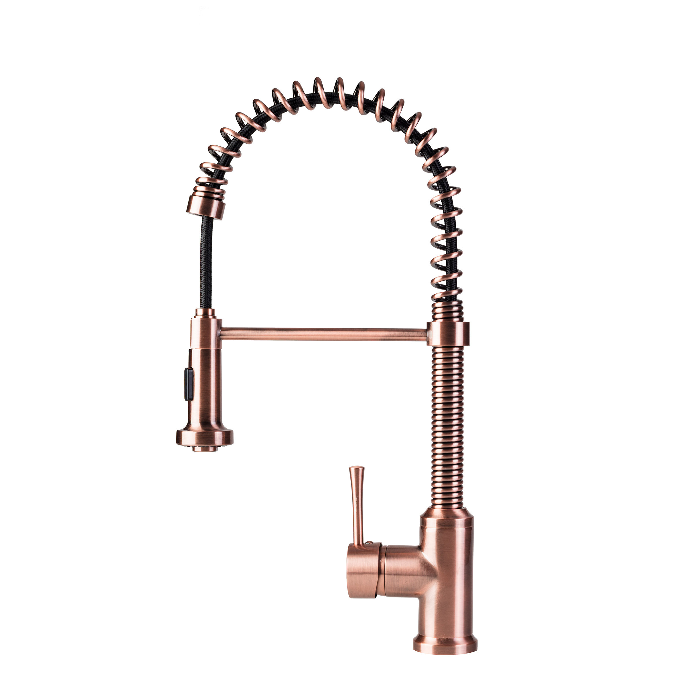 Fontainebyitalia Spring Pull Out Single Handle Kitchen Faucet