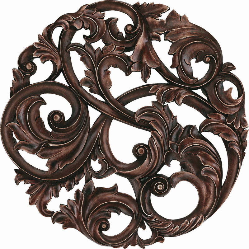 Paragon Aged Leaf Swirl Wall Décor Wayfair Paragon Aged Leaf Swirl Wall Décor