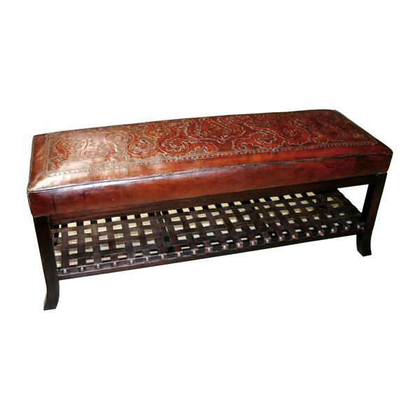 Navarette Genuine Leather Storage Bench By Astoria Grand 2019 Coupon
