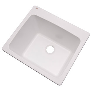 Porcelain Laundry Sink Wayfair Wakefield 25 L X 22 W Single Laundry And Utility Sink