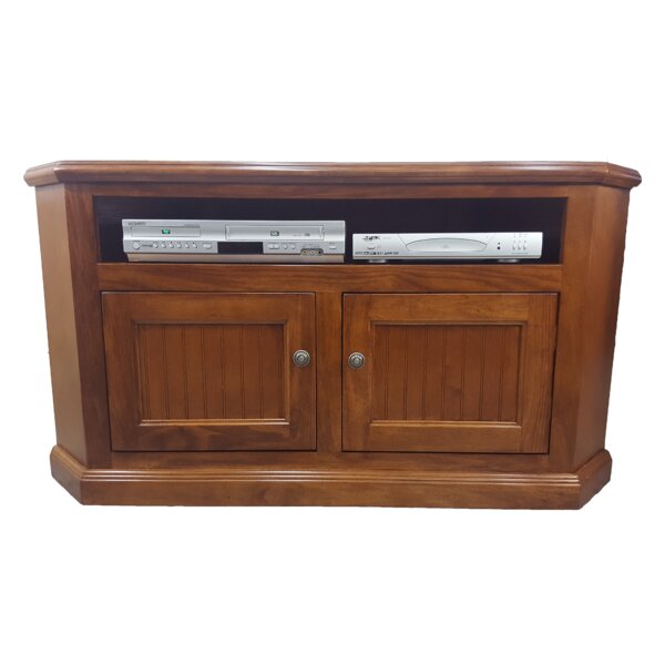 Bolesworth Solid Wood Corner TV Stand For TVs Up To 50
