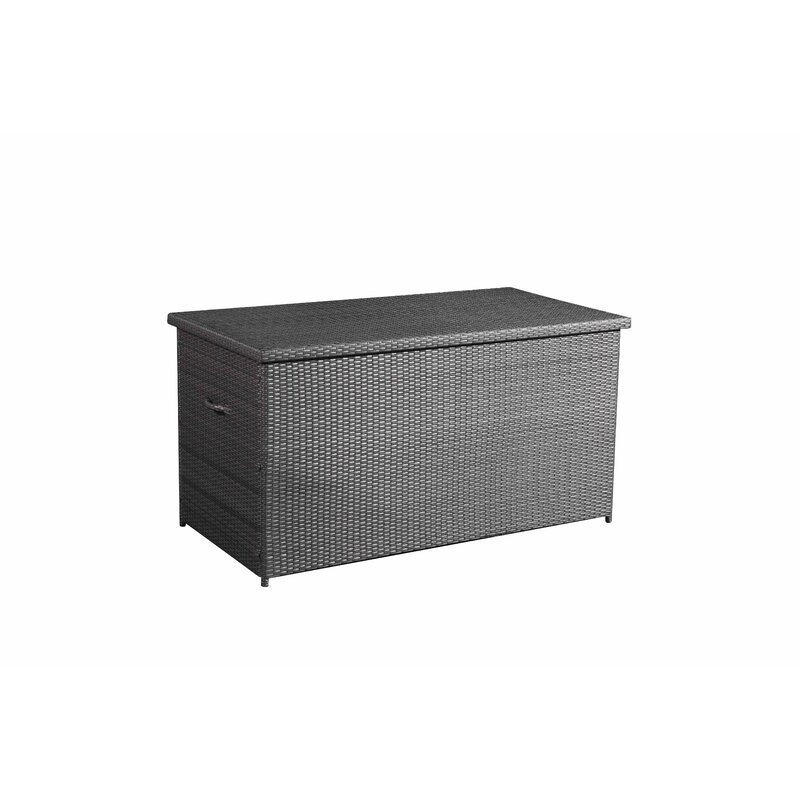 Velago 215 Gallon Wicker Deck Box Reviews Wayfair Ca