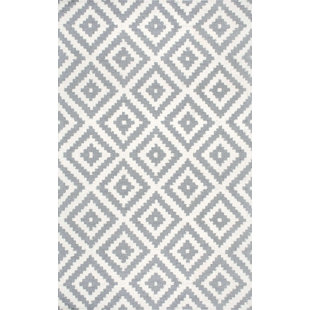 Gray Silver Rugs You Ll Love Wayfair Obadiah Hand Woven Wool Gray Area Rug