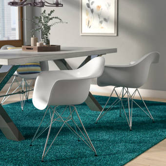 Brayden Studio Studdard Jet Button Tapered Upholstered Dining Chair Wayfair