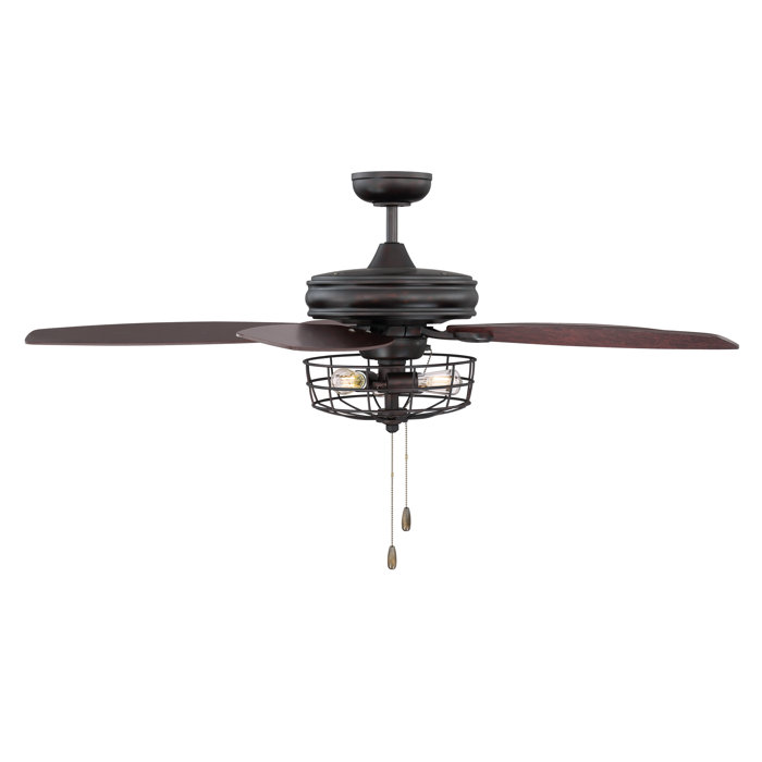 52 Glenpool 5 Blade Ceiling Fan Light Kit Included