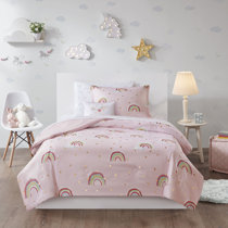 rainbow bed set twin