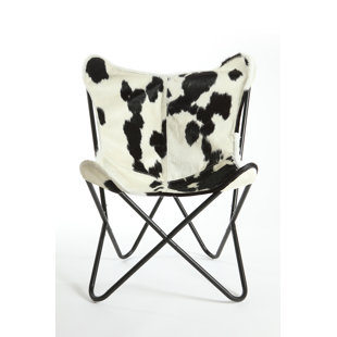 cowhide butterfly chair wayfair