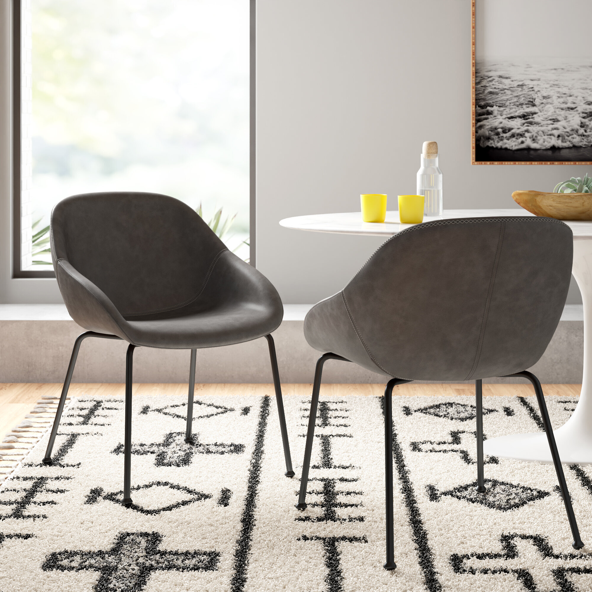 Edmont Upholstered Dining Chair Allmodern