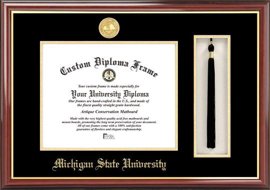 NCAA Tassel Box and Diploma Picture Frame by Campus Images