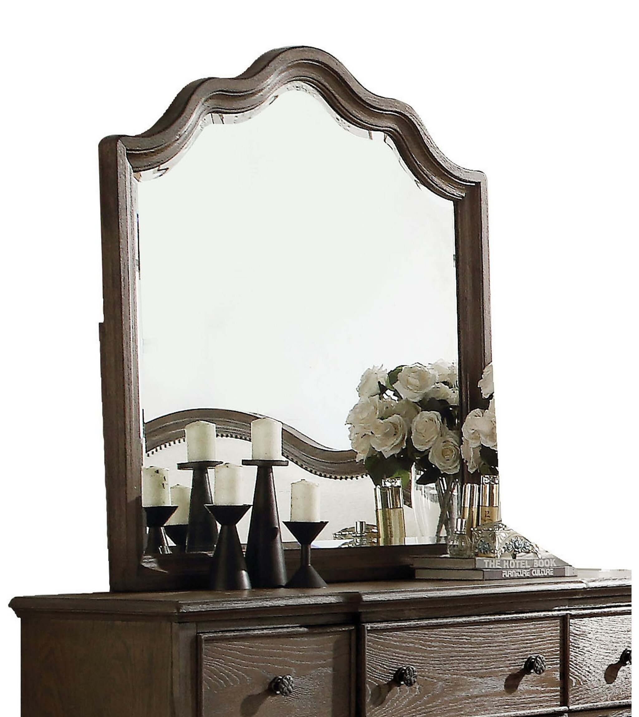 Ophelia Co Barletta Wooden French Country Dresser Mirror Wayfair