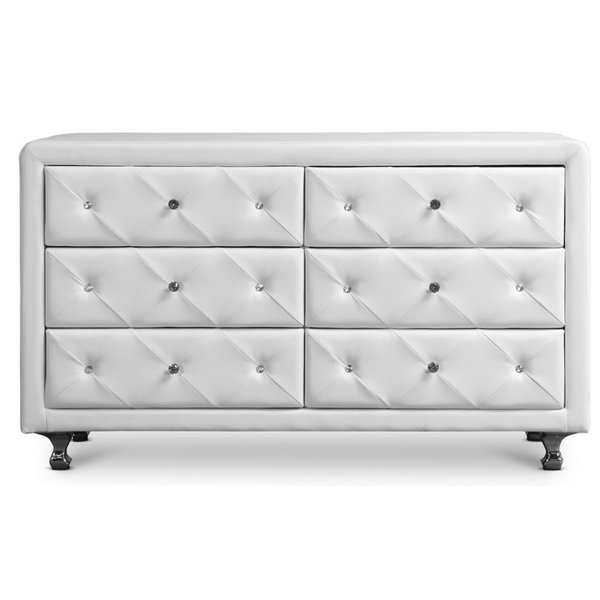 Leighty Upholstered 6 Drawer Dresser By Mercer41 Sale