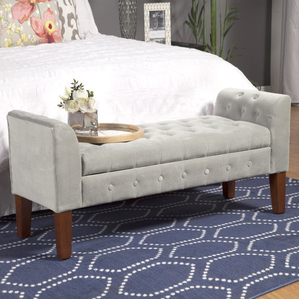 Wilford Upholstered Storage Bench by Three Posts
