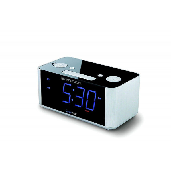 Home Garden Westclox 1 8 Led Electric Amfm Radio Alarm Clock Space Saving Display Us Seller Clock Radio