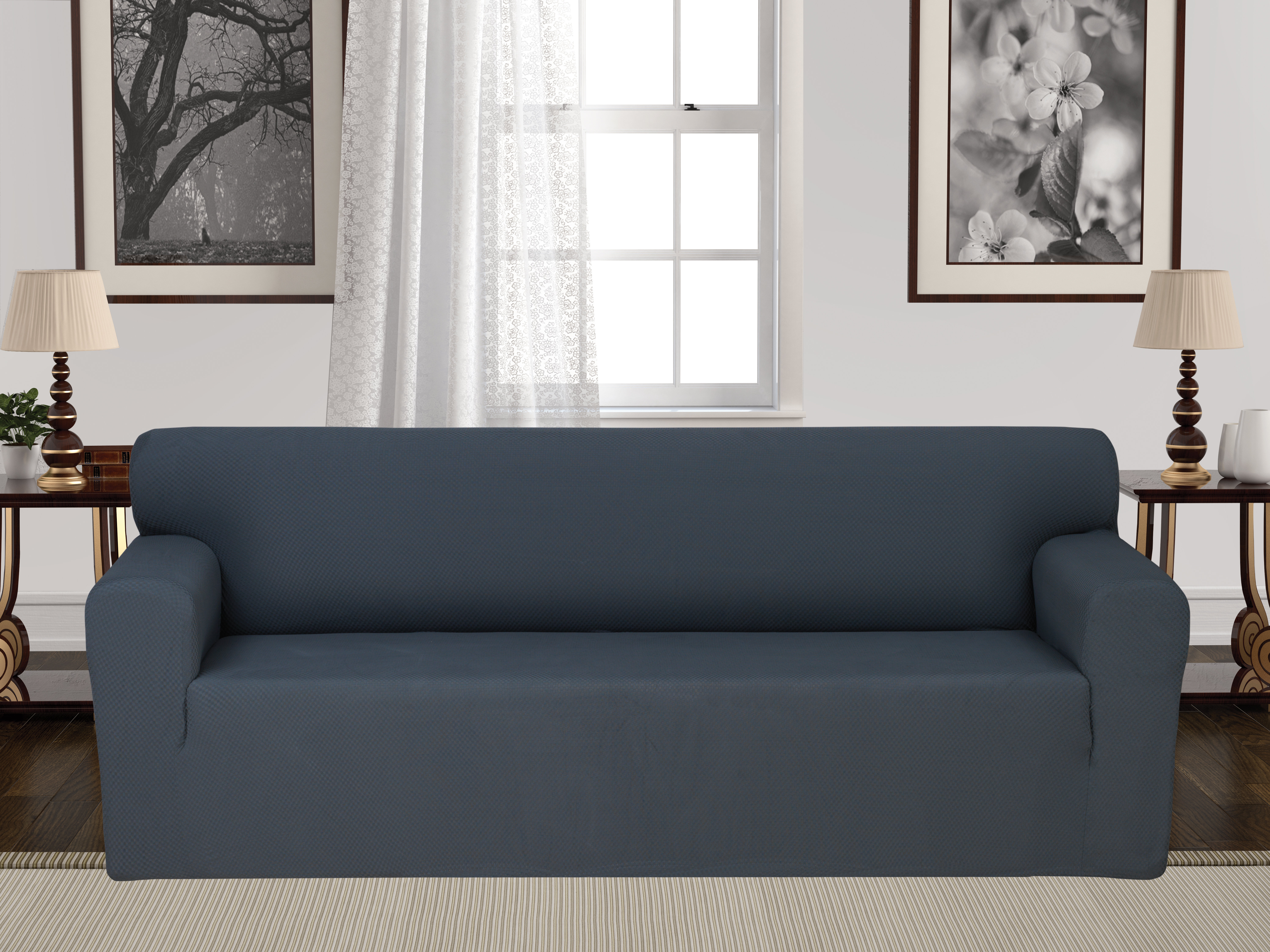 Rebrilliant Anti Slip Spandex Elastic Stretch Sofa Slipcover Elastic Stretch Sofa Slipcover