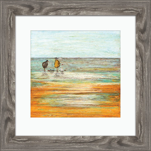 Sandcastle Progress Report' by Sam Toft Framed Print East Urban Home
