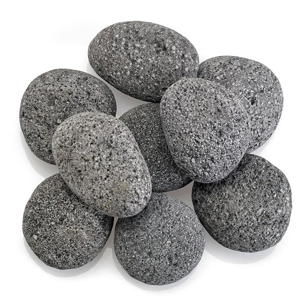 Large Tumbled Lava Stone by American Fireglass