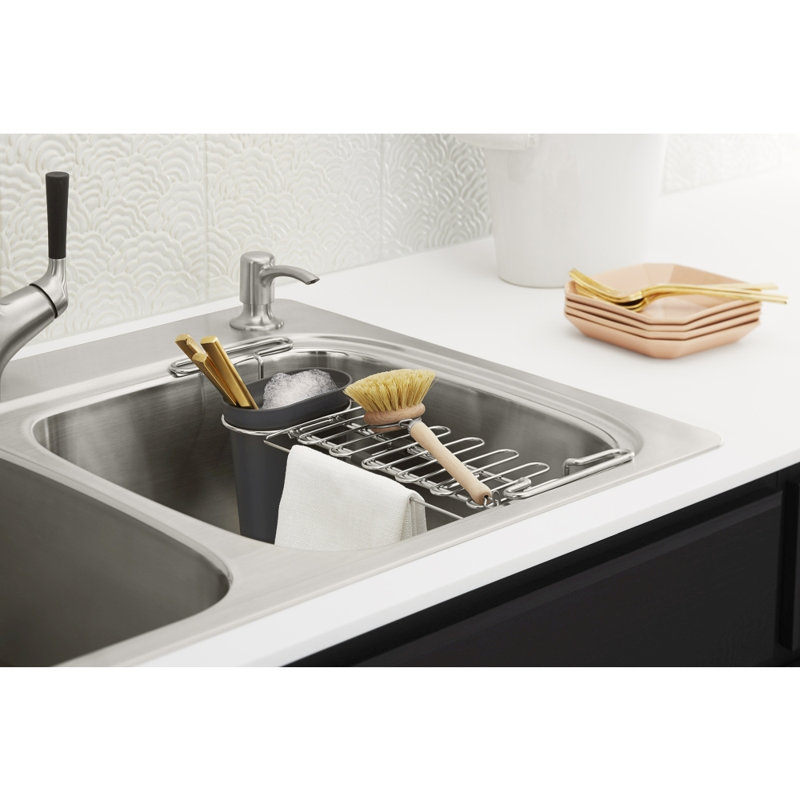 Kohler All In One Dual Mount Stainless Steel Kitchen Sink Kit With