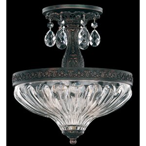 Milano 2-Light Semi Flush Mount