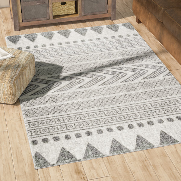 Berger Gray Area Rug by Union Rustic