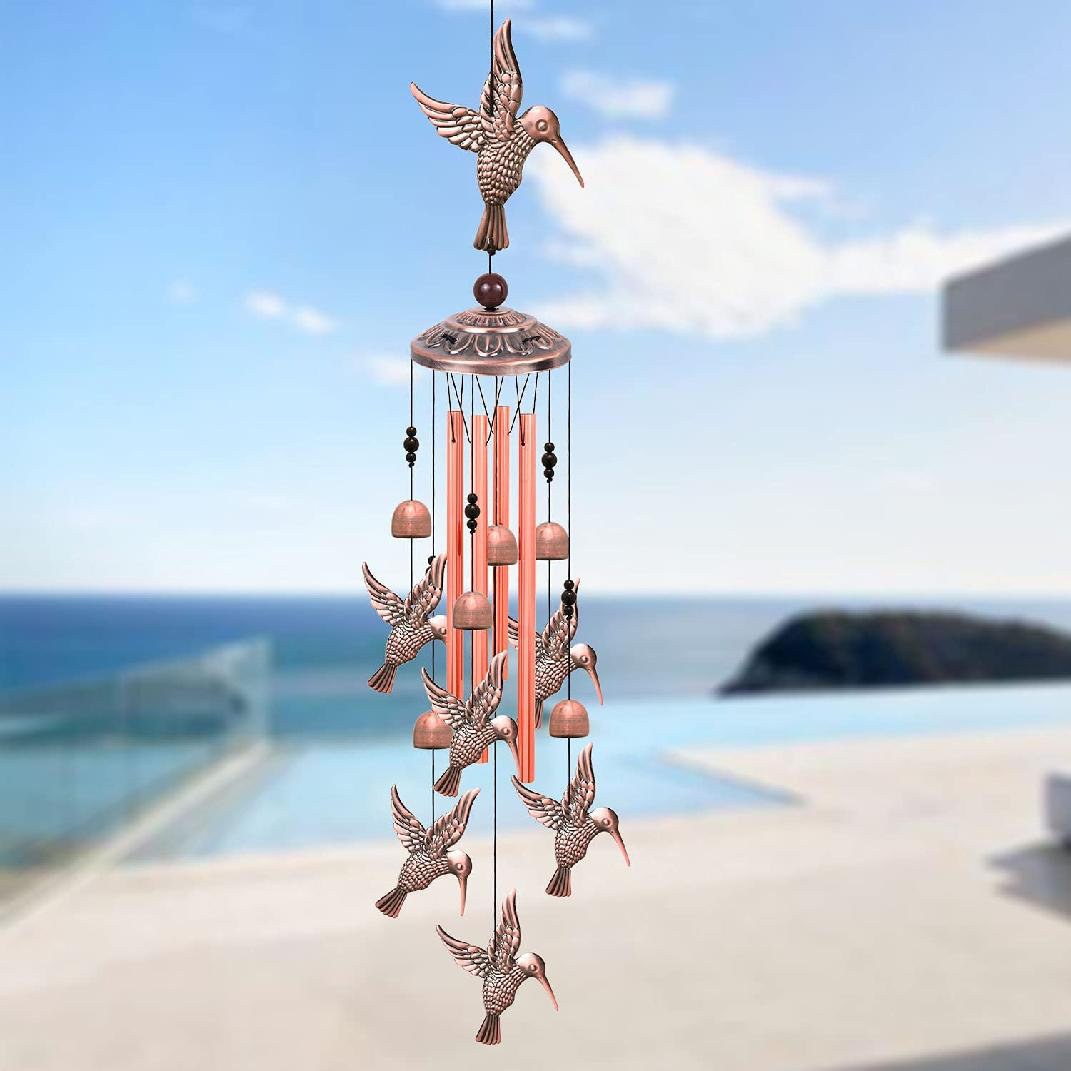 Lucky Hummingbird Wind Bells Chimes Hanging Gifts Home Yard Garden Decor New Lucky Hummingbird Wind Bells Chimes Hanging Gifts Home Yard Garden Decor New