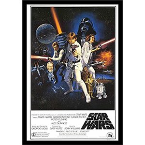 'Star Wars a New Hope 'Framed Graphic Art