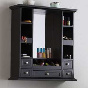 Apfel Over The Door Jewelry Armoire with Mirror by Darby Home Co