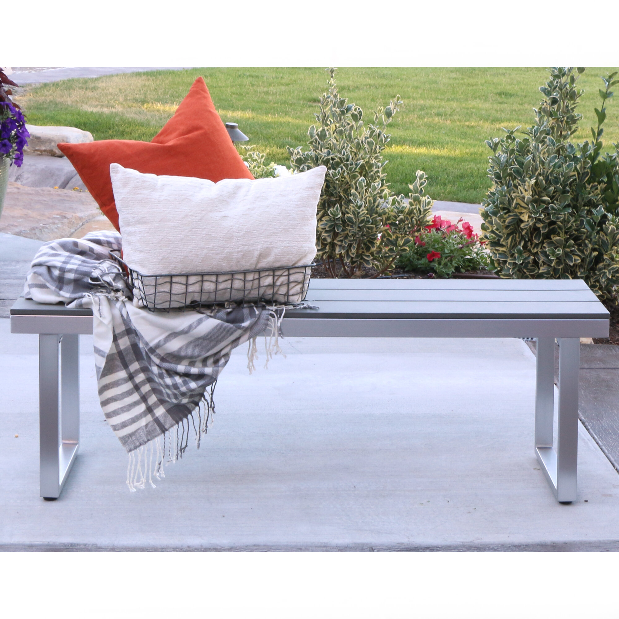 Salvatore Aluminum Picnic Bench Reviews Joss Main