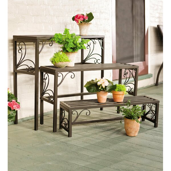Rectangle 3 Piece Plant Stand Set by Plow & Hearth