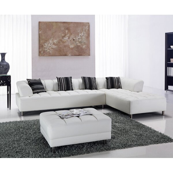 Hokku Designs Litz Sectional Reviews Wayfair