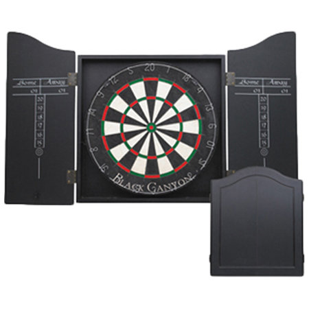 Black dart board cabinet Clearance