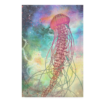 Ebern Designs Space Jelly Acrylic Painting Print On Wrapped