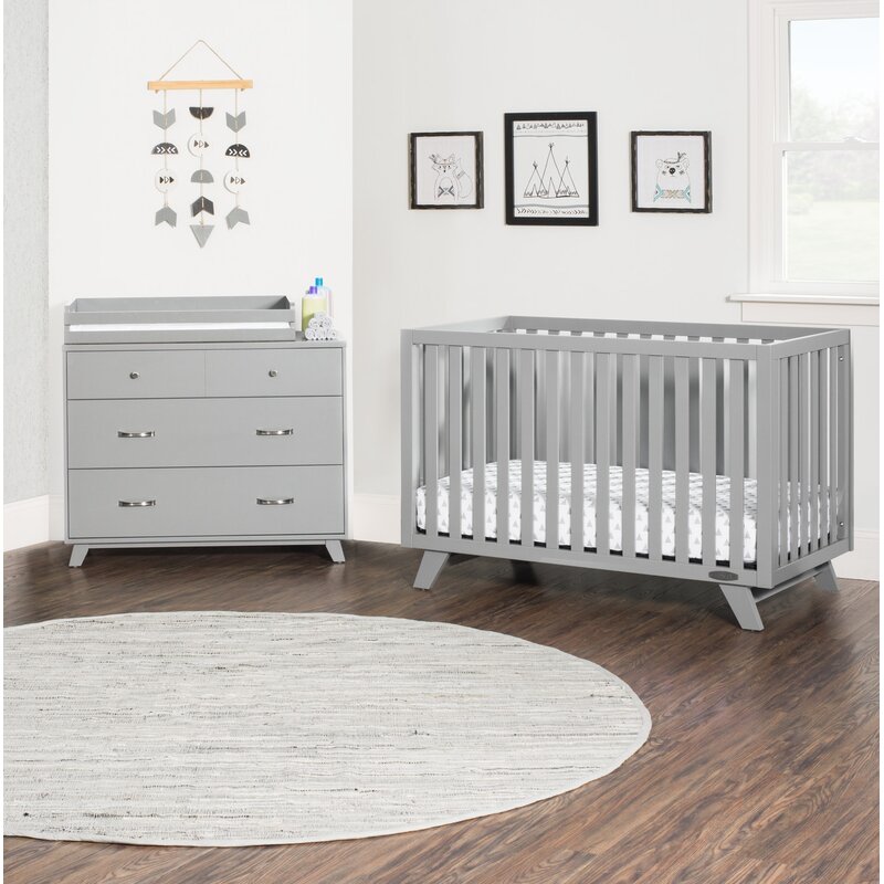 Kaiser Point 4 In 1 Convertible Standard 3 Piece Nursery Furniture