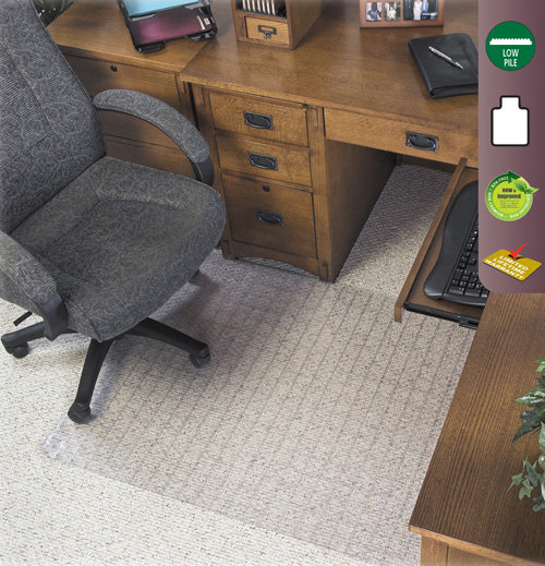 Deflecto Checkered Low Pile Carpet Beveled Edge Chair Mat Wayfair