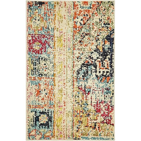 Piland Gold Area Rug by Bungalow Rose
