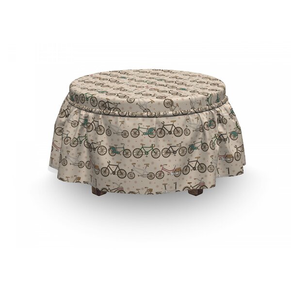 Fun Ride Ottoman Slipcover (Set Of 2) By East Urban Home