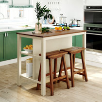 Wayfair | 2 Stools Kitchen Islands & Carts You'll Love in 2022