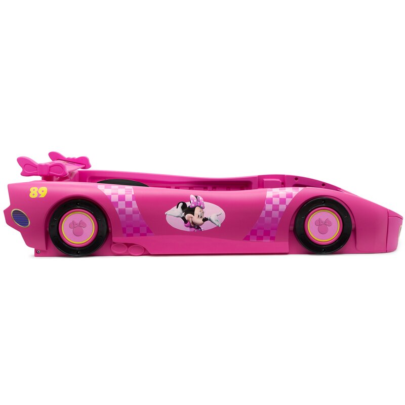 Delta Children Disney Minnie Mouse Twin Car Bed Reviews Wayfair