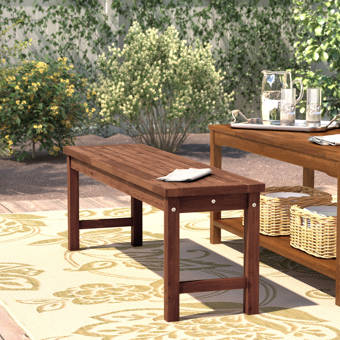 Beachcrest Home Amabel Wooden Picnic Bench Reviews Wayfair