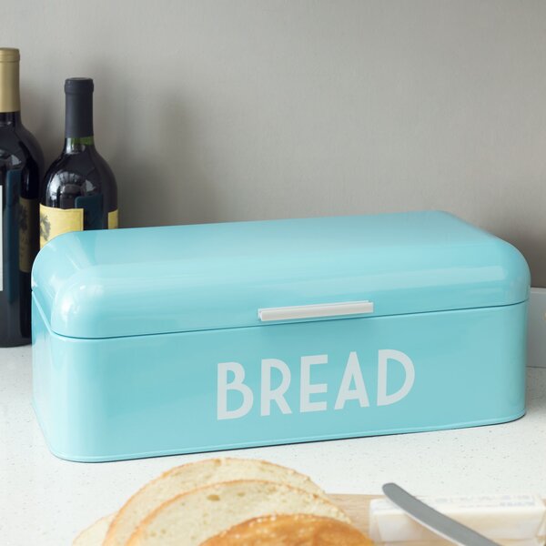 Metal Bread Box by Home Basics