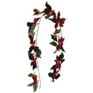 Poinsettia Garland (Set of 2)